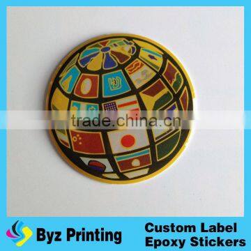 epoxy sticker outdoor tag/epoxy sticker logo label/printing epoxy stickers