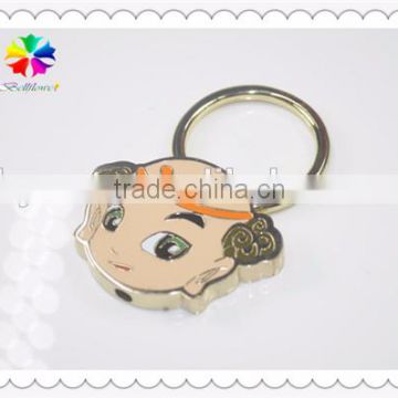 high quality zinc alloy children cartoon keychain,cartoon keychain children pattern