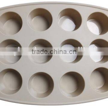 A02-18 Twelve Holes Silicone Cake Mould/ Cupcake Mold/Muffin Mold