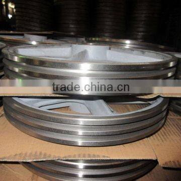 cast iron Elevator traction wheel, elevator wheel sheave, iron cast lift parts