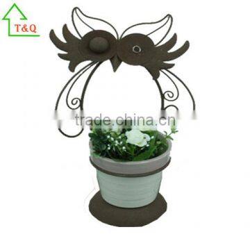 Vintage Style Hanging Metal Planters in Fish Style