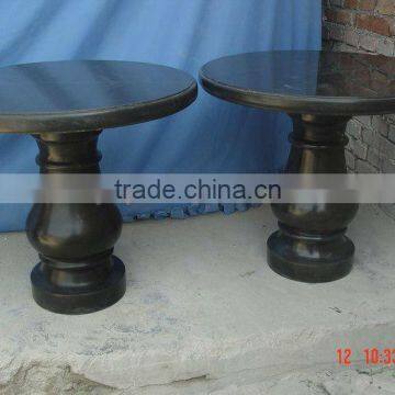 Black Marble Indoor Table