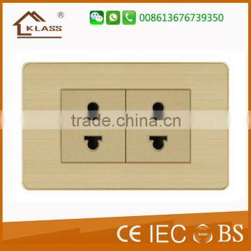 Alumiunm Material 2pin Multifunction Sockets, Universal Sockets for Gabon Market photo-2