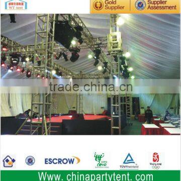 Luxury marquee tent 6 x 12 m with strong PVC white