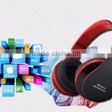 Foldable HiFi Deep Bass Bluetooth Headset Wireless Stereo Noise Cancelling Earphone With TF Card Slot FM Radio