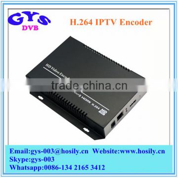 HD H.265 IPTV Encoder support 1080P Live Stream Broadcast