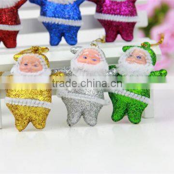 Factory Sale Attractive Style Cheap Small Powder Santa Claus Christmas Tree Decorations in Many Style photo-2