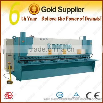 QC11Y-8X3200 hand-operated hydraulic steel plate shearing machine