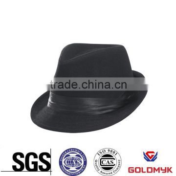 100% Wool Felt Fedora Hat