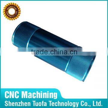 Customize polyfunctional cylindrical Aluminum parts with green anodized