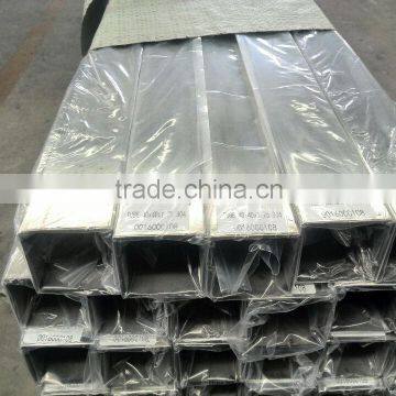 SUS304 ASTM A554 TIG Welded Retangular Stainless Steel Pipe for Construction and Decoration