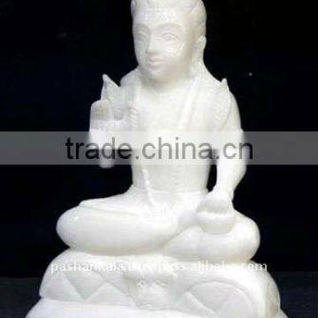 White Marble Shiva God Statues