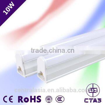 New design integrated t5 tube >95lm/W CRI 80 10W 60cm with 3 years warranty t5 led tube