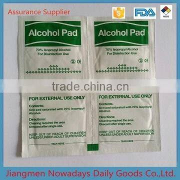 OEM wholesale isopropyl alcohol pred pad in China