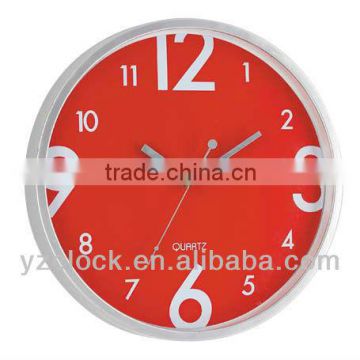 12" plastic wall clock