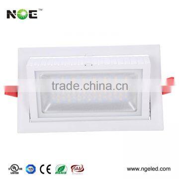 Samsung SMD 100lm/w Ra80 20w adjustable led downlight square