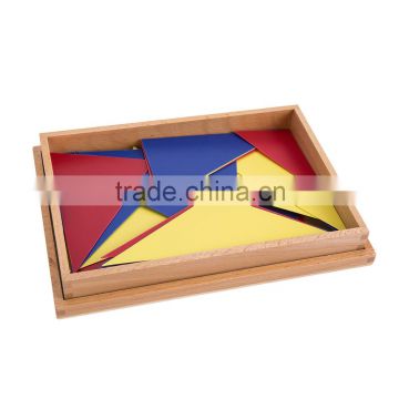 Wooden Educational toy for montessori detective adjective exercise