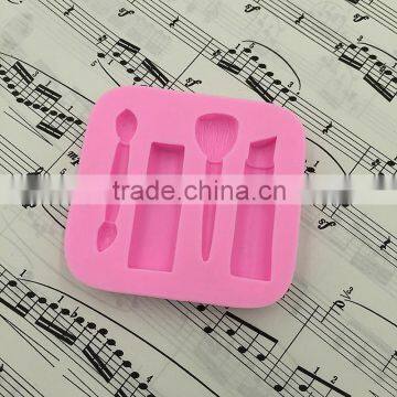Silicone Mold Woman Makeup Baking Fondant Mold Cake Decorating Tool photo-5