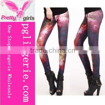 Not MOQ Custom Design Leggings,Ladies Galaxy Leggings,Punk Galaxy Leggings