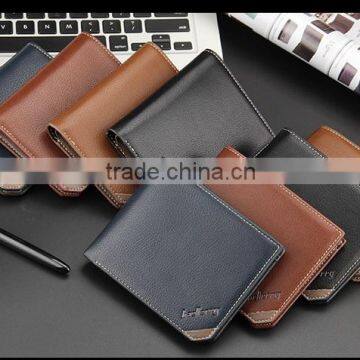 Baellery Men Business PU Leather Wallet for Young Billfold photo-4