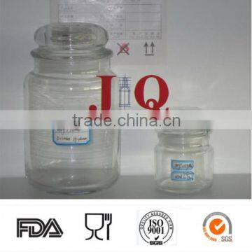 Storage Glass Food Container With Glass Caps