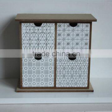 wooden grain decoration wood drawer