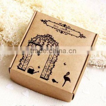 Disposable custom printed food kraft lunch paper box for food