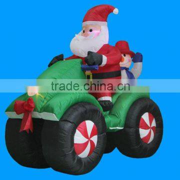 Motor Inflatable Christmas Santa photo-3