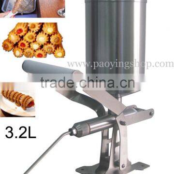 Stainless Steel 3.2L Manual Pastry Spainish Churros Filler Machine