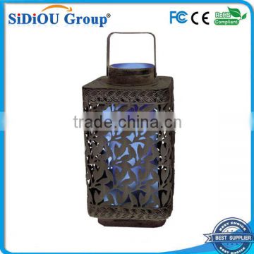 led solar rechargeable lantern table patio lantern