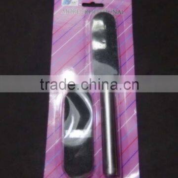 stainless steel foot file, Removable sandpaper foot file, black sandpaper foot file