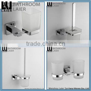 Elegant Factory Supplier ZInc Alloy Chrome Finishing Wall-Mounted Bathroom Accessories Set