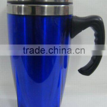 Plastic & Stainless Steel Travel Mug/Car Cup
