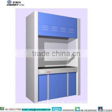 Electro-Galvanized Steel Fabrication Chemical Fume Hood With Fume Scrubber