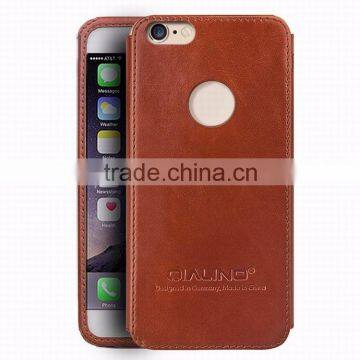 QIALINO Amazon Hot Sale Sleeve Cases, Ultra Thin For Apple iPhone 6 Leather Case