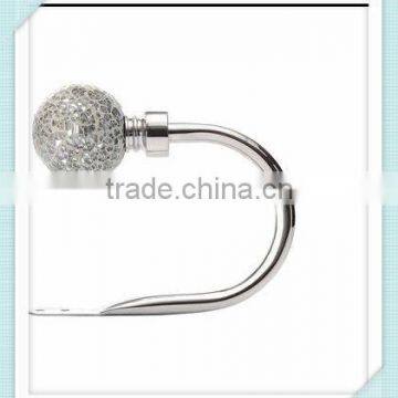 metal curtain tie back hooks