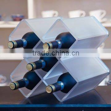 Modern acrylic wine holder wine display wine rack (HF-A-227)