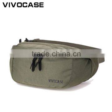 Wholesale big capacity three pockets multi-funtional sport waist bag