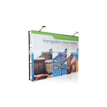 aluminum frame with hook and loop graphic pop up display for promotion