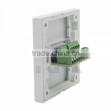 3+9 VGA Wall Face Plate With Backside Screw Connection Support customization