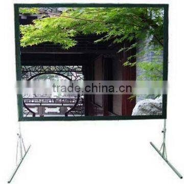 VICTORY Hot sell aluminium fast fold screen with Rear and front screen