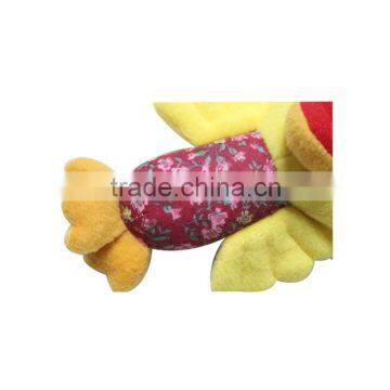 Baby Plush Confort Toy Kaifulan New Style Bell Inside Yellow Chicken