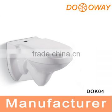 China Washdown black wall hung toilet DOK04