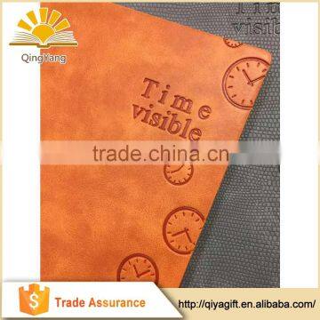 Custom Design PU Leather Notebook For School Embossed A3/A4/A5/A6 Event Planner Hot Stamping High Quality Diary photo-2