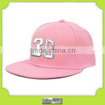 caps manufacturer wholesale embroidered girl's cotton snapback