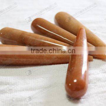 Body massager relax stone,red aventurine stone massager sticks