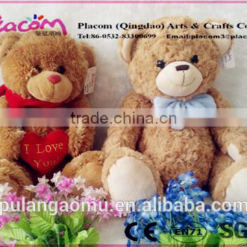 Hot Selling High-Quality Supersoft Teddy Bear with Heart Plush Toys for Wholesale