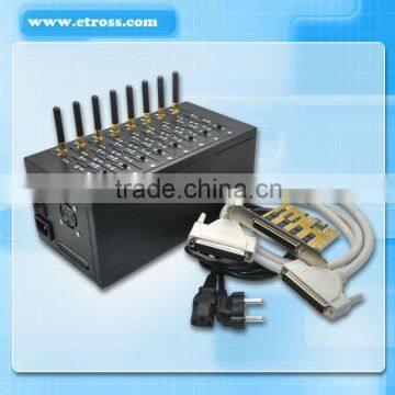 Newly developed GSM/GPRS Modem pool 8 Ports 32Sims