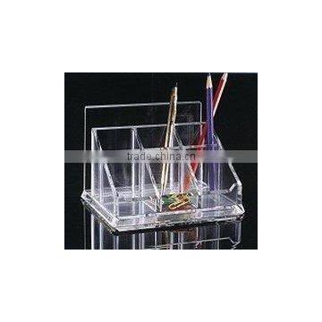 acrylic desk organizer with 5 compartments