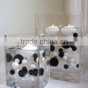 Square Clear Crystal Acrylic Vases